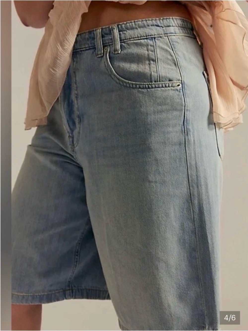 We The Free Free People We The Free - CRVY Back To Basics Shorts Size M NWT - Picture 3 of 8